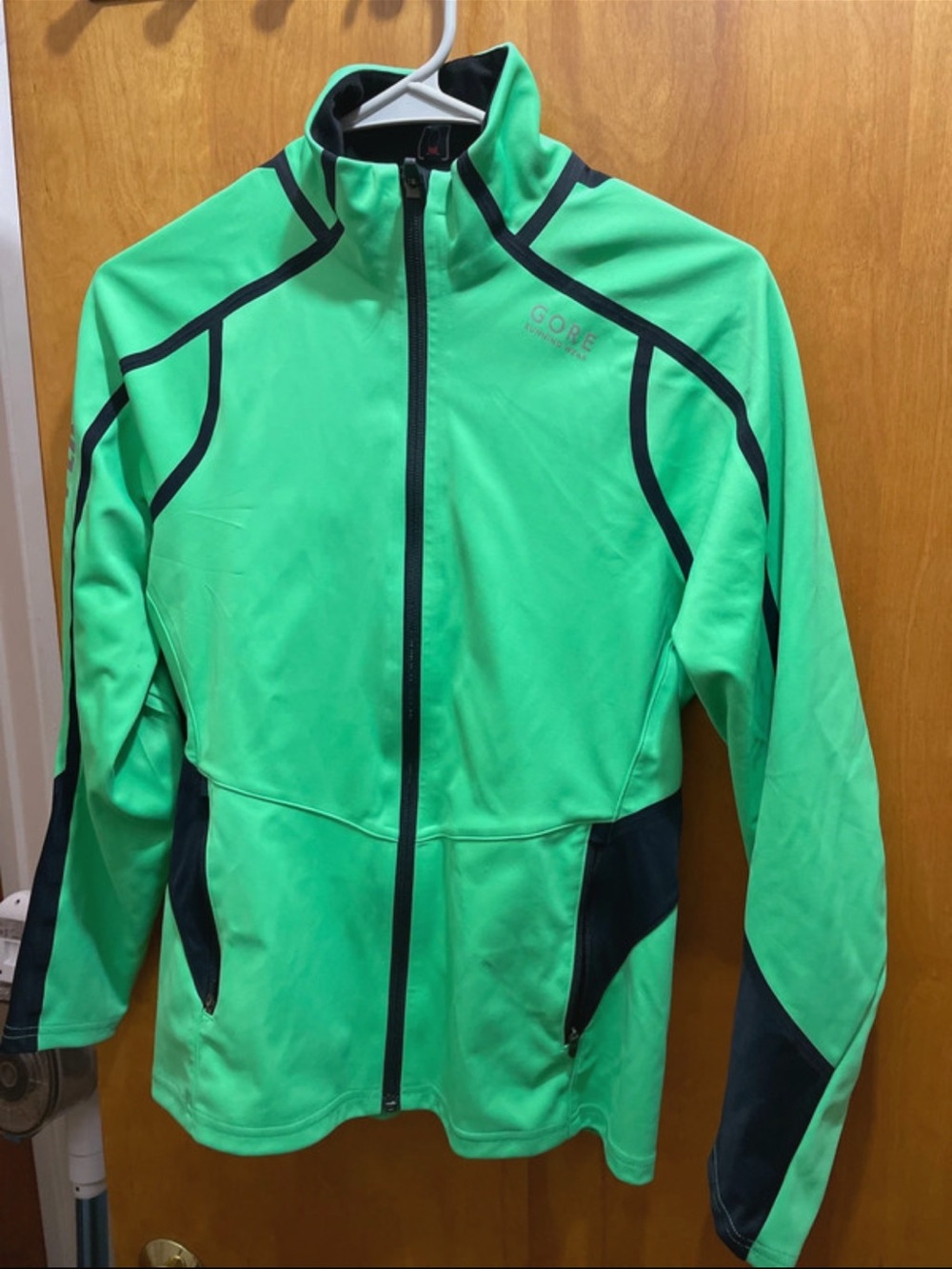 GORE Wear Windstopper Women's Neon Green Zip-Front